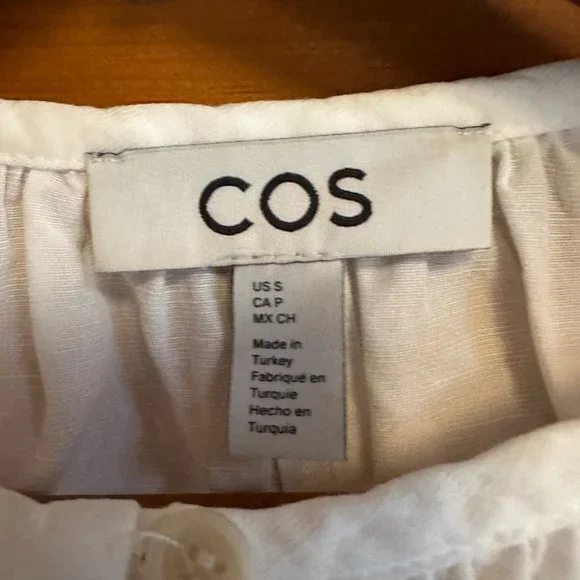 COS Oversized Gathered Mini Dress - Picture 5 of 6